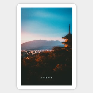 Kyoto | Retro Cityscapes Sticker